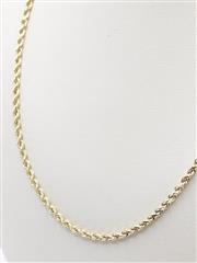 14K 9.46g Solid Yellow Gold Michael Anthony Designer Rope Chain 20